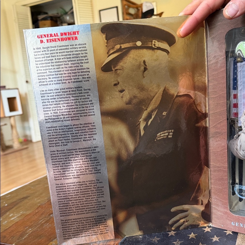General Dwight D. Eisenhower Collector Action Figure - Brown - Picture 2 of 4